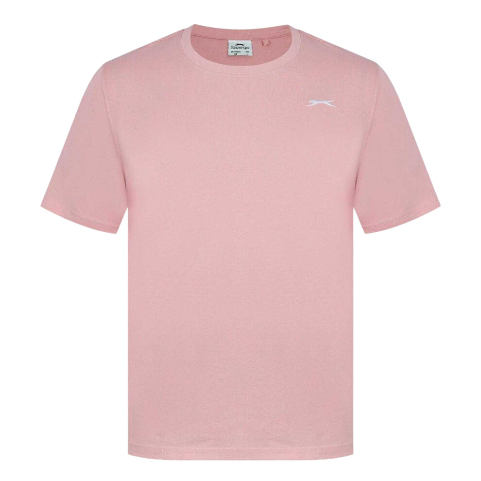 Slazenger (S, ) Mens 3D Logo T-Shirt Pink