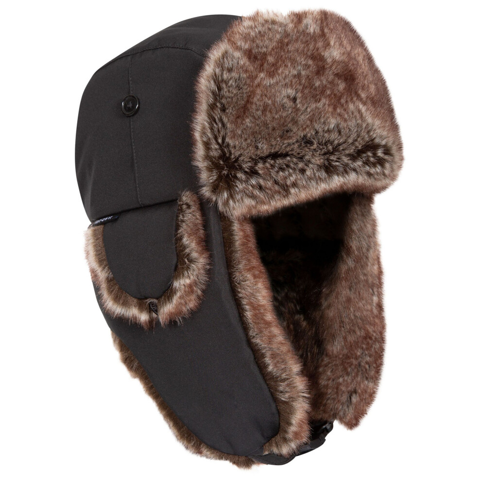 Trespass Unisex Black Adult Dapper Hat - One Size - 100% Acrylic - Image 3