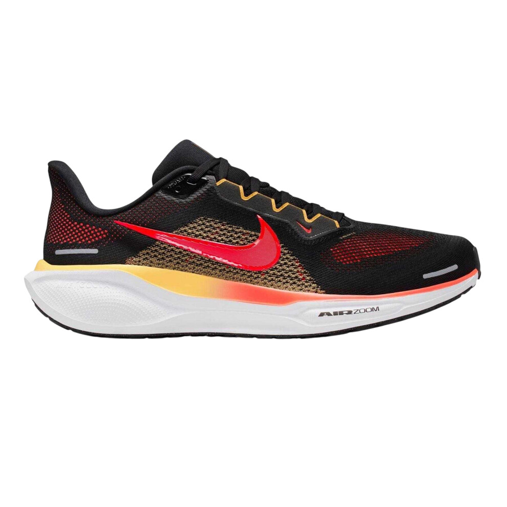 Nike (10 Uk, /Crimson) Mens Air Zoom Pegasus 41 Road Pegasus Trainers Black
