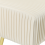 Beliani Upholstered Bench PATERSON Velvet Off-White 10