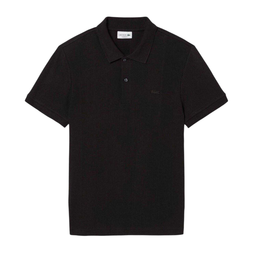Lacoste (M, ) Mens Stripe Polo Shirt Brown
