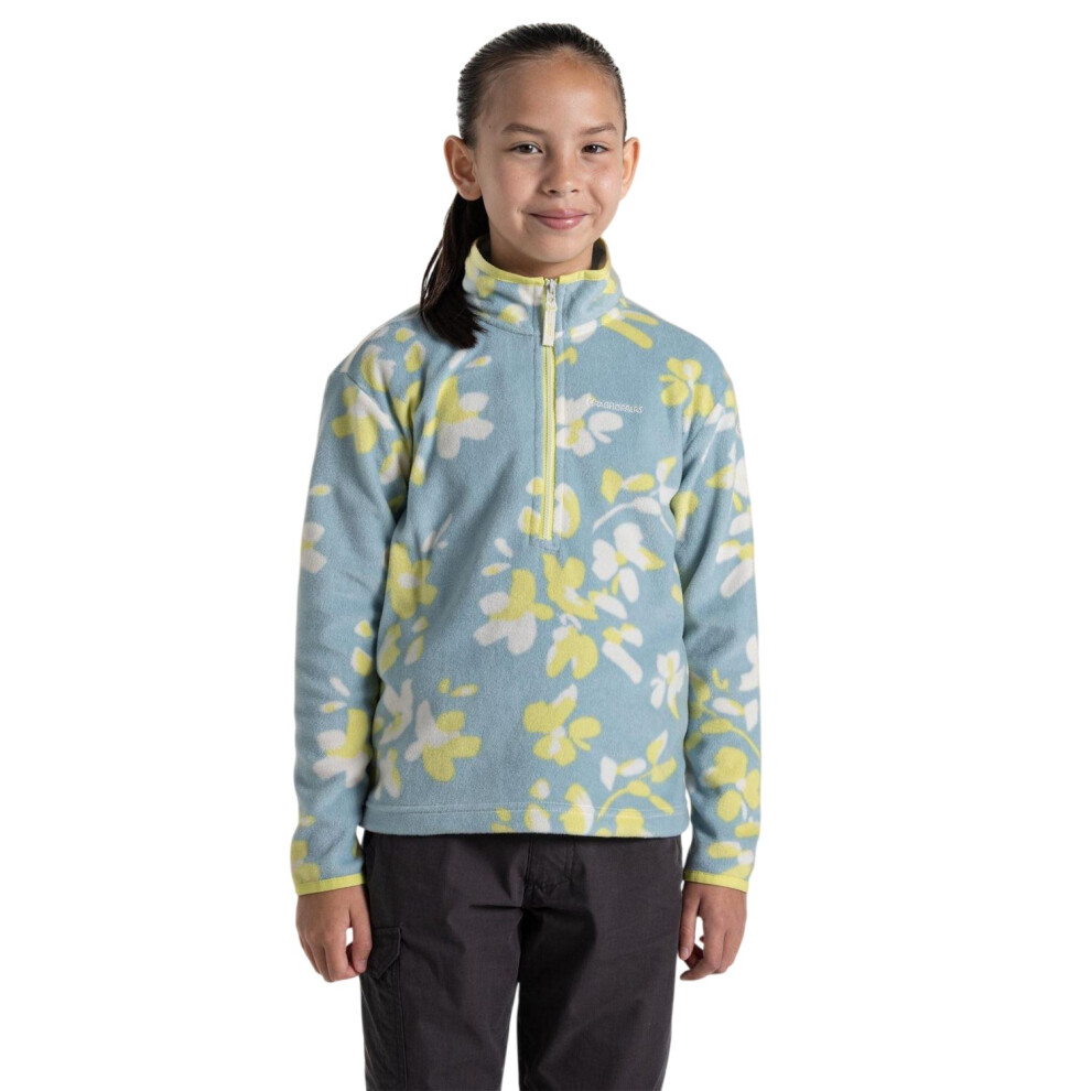 Craghoppers (9-10 Years, Sky ) Childrens/Kids Embroidered Funnel Neck Sweatshirt Blue
