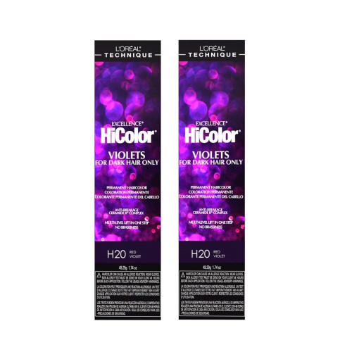 (Red Violet H20 x2) L'Oréal Excellence HiColor Red Violet H20