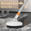 Spin Mop 61in Long Handle 5 Refills large Floor Mop and Bucket Set System 5