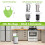 30l Biodegradable Bin Liners 144pcs Tie Handle, 8Gallon/30 Litre Food 2