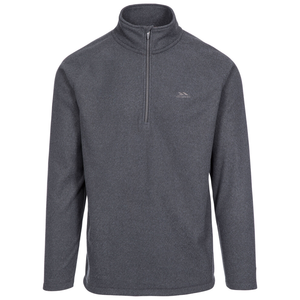 Trespass (Xs, Charcoal) Mens Fleece Top - Keynote Grey