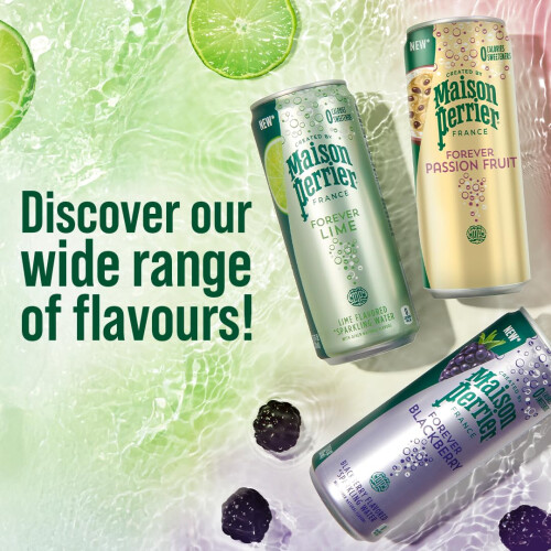 Maison Perrier Forever Lime Sparkling Water cans 4x330ml