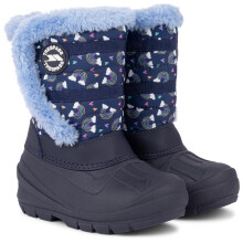 (24, Navy) Trespass Unisex Kids Waterproof Snowboots - Runa