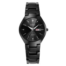 (Black women's model) Premium Unisex New Quartz Watch, Dual Day Date Calendar Waterproof Hot Selling Wrist Watch for Men Women