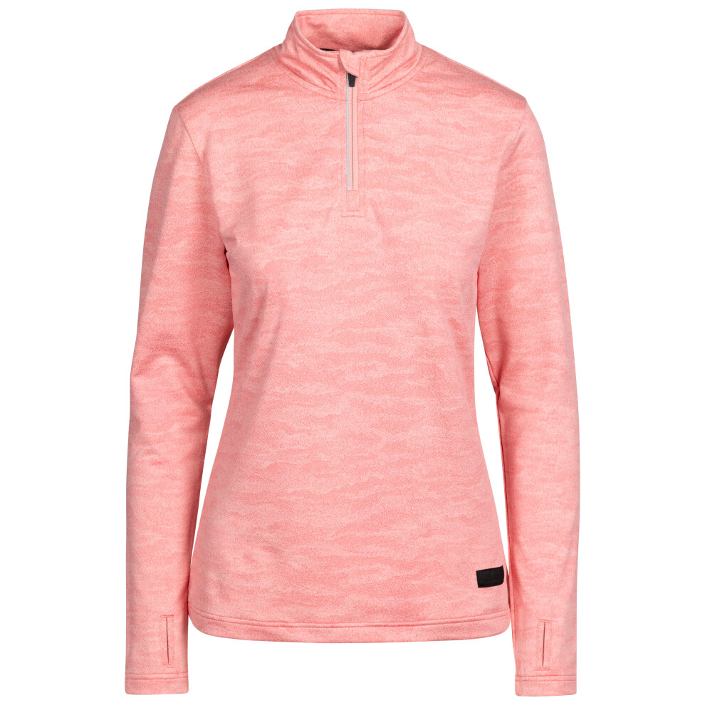 Trespass (6, Pink Shell) Women Duoskin Active 1/4 Zip Top Livia