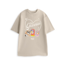Bluey Short Sleeved T-Shirt (Mens Beige)