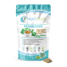 NutriVolv Fenugreek 600mg Tablets 120 Pack
