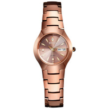 (Rose gold women's model) Unisex New Quartz Watch, Dual Day Date Calendar Waterproof Hot Selling Wrist Watch for Men Women