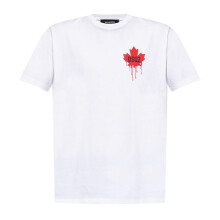 DSquared2 Mens Dripping Maple Leaf Cotton T-Shirt