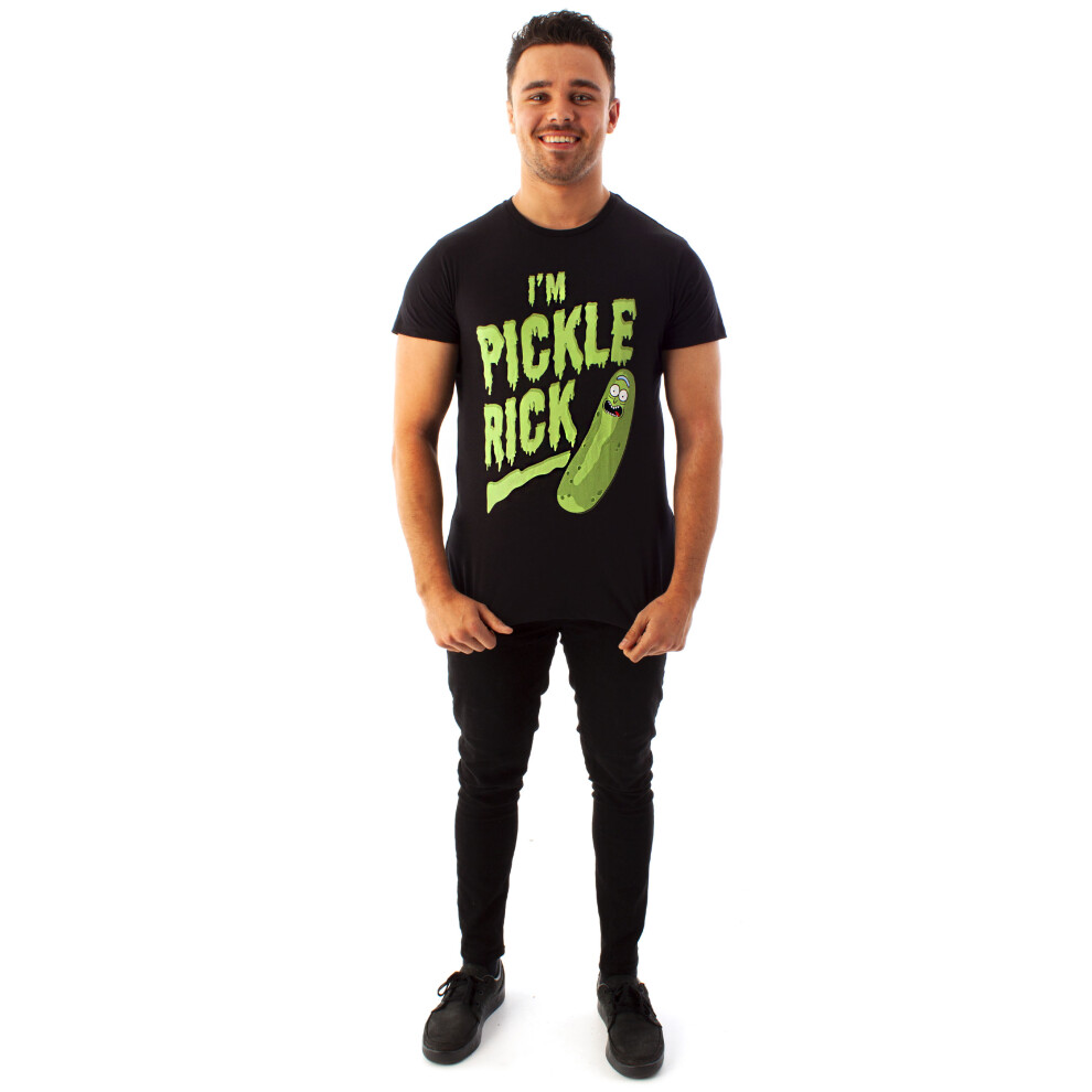Rick And Morty (Xx-Large) Short Sleeved T-Shirt (Mens Black)