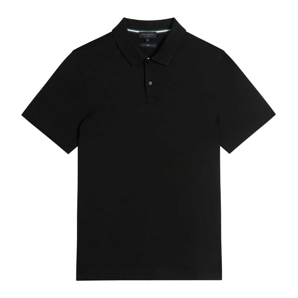 Ted Baker (Xl, ) Mens Zeiter Cotton Polo Shirt Black