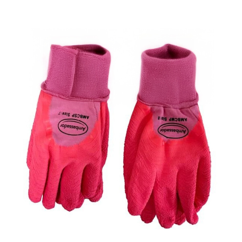 (M, Pink) Ambassador Core Gardening Gloves 5063884673963