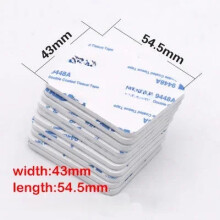 Double Sided Foam Tape Self Adhesive Pad Mounting Foam Fixing Tape Waterproof Sticky Dots Craft Supplies White 43x54.5mm | Width: 10PCS