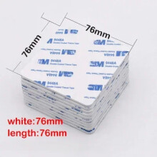 Double Sided Foam Tape Self Adhesive Pad Mounting Foam Fixing Tape Waterproof Sticky Dots Craft Supplies White 76x76mm | Width: 20PCS