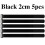 Hook Loop Fastener Strap Reusable Nylon Cable Ties for Cable Fixation Diy Multipurpose Accessories Black 2cm 5pcs | 2cmx60cm 1