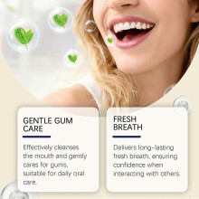 Refreshing Mouthwash Is Carefully Formulated with Menthol And Sesame Seed Oil