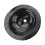 Black Round Shifter Boot 5.25in 1651 Chrome 1
