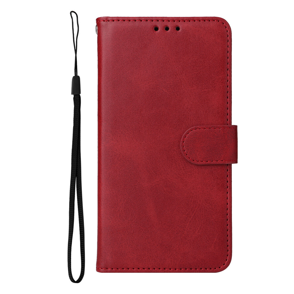 (Red) For Samsung Galaxy S26 Ultra Case Wallet Pu Leather Folio Flip Phone Cover Red 6914297476933