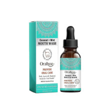 Coconut Mint Mouth Wash Natural Whitening, Fresh Breath Gum Care, 59ml