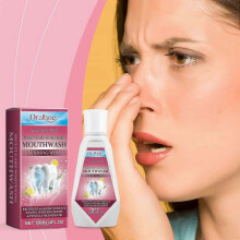 AlcoholFree Mint Mouthwash with Lemon Xylitol Gentle, Whitening, Fresh Breath, 120ml