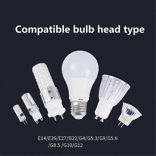 Support de test d'ampoule pour douilles E27, B22 et E14, conception multi-interface 1