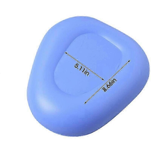 Inflatable bed pan for elderly - washable portable air inflation stool 1
