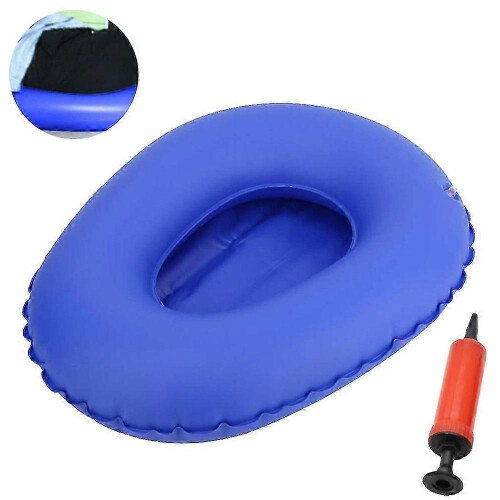 Inflatable bed pan for elderly - washable portable air inflation stool 2