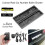 License plate shutter cover for EU cars - Remote roller hide frame 2PCS 3