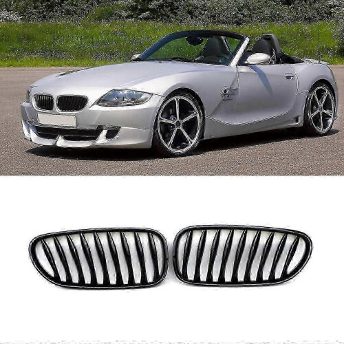 Front grille for Z4 E85 2003-2008 in gloss black 2