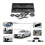 License plate shutter cover for EU cars - Remote roller hide frame 2PCS 5