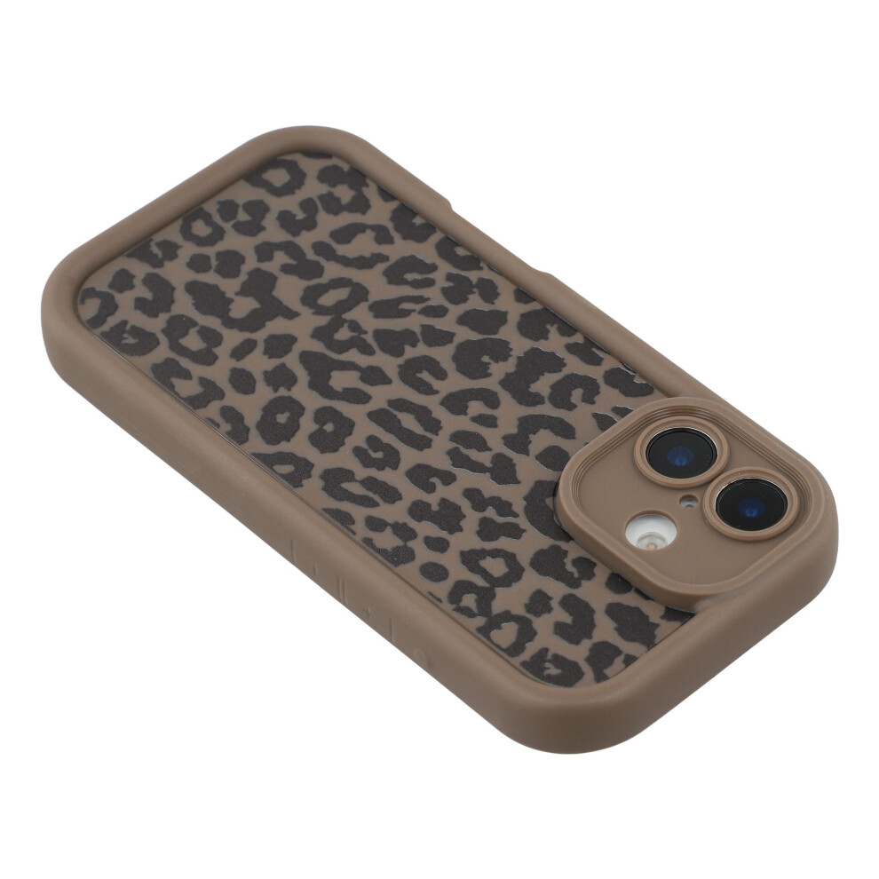 (Coffee) For Iphone 16 Case Leopard Print Tpu Shockproof Phone Cover Brown 6914298344064