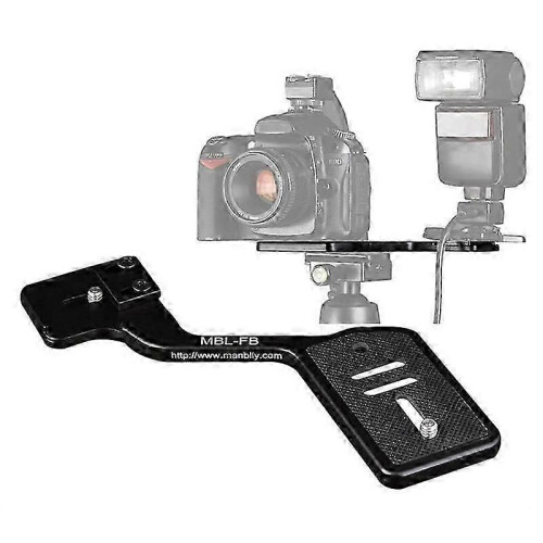 Lightweight flash bracket for event photographers with sturdy clamp 1