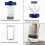 Contact lens cleaner case with 4 pieces hydrogen peroxide solution 3
