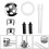 Dual flush push button for toilet cistern universal replacement TY 2