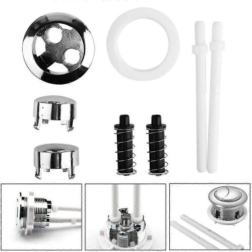 Dual flush push button for toilet cistern universal replacement TY 1