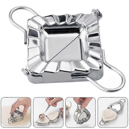 Dumpling press tool stainless steel for square wrapper 1