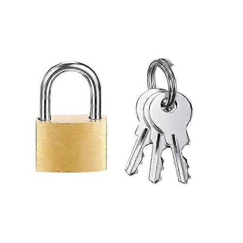 12 Pack Mini Padlock Small Padlock Solid Brass Locks with 3 Key for Luggage Lock,Backpack,Gym Locker 1