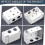 Metal Window Blind Mounting Brackets 4Pcs 2.5 Inch Adjustable Hardware Set 4