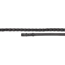 (54in x 0.6in, Black) Aviemore Leather Horse Laced Reins