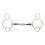 (5in, Blue) Shires Sweet Iron Roller Horse Universal Bit 1