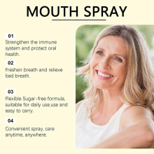 Docteat Propolis Oral Spray Gum Comfort Care, Cleanses The Mouth, Eliminates Bad Breath, Freshens Oral Care Spray