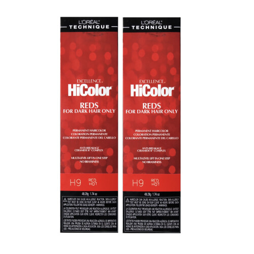 L'Oréal Excellence HiColor Red Hot H9 x2