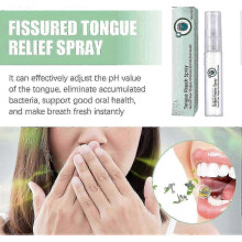 Tongue Repair Spray, Mouth Odor Eliminator, Fissured Tongue Relief Spray, Breath Freshener Spray