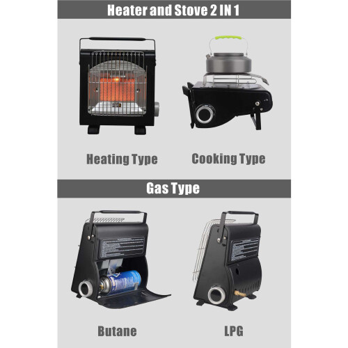 Portable Energy Saving Quiet Room Heaters with Safety Feature Heating Technology 1