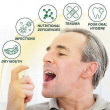 (5) 1-5x Tongue Repair Spray 30ml Reduce Swelling Tongue Relief Treatment Spray for Bad Breath, Tongue Repair Spray for Dryness& Bad Breath